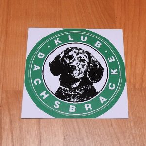 Aufkleber Klub Dachsbracke