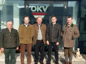 vlnr. Alfred Rieder, Rainer Stanzl, Ludwig Schaffer, Mario Schwein und unser Ausbildungsreferent Harald Heil