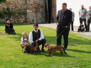 Linda und Thomas Rupp mit Chira v. Morthbühel - Dr. Urak mit Cilly vom Salzatal