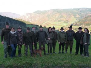 Teilnehmer der 540. Gebrauchsprüfung in Weyer/Oberösterreich – Klub Dachsbracke 2017