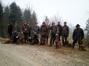 Vorprüfung der lauten Jagd 2018 - in den Revieren des Stift Seitenstetten - Klub Dachsbracke