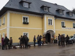 Gasthof Leitner in Greith diente als Austragungsort für die Formwertrichter Schulung und Klubsiegerschau 2018 - Klub Dachsbracke