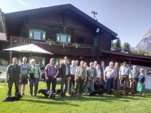 Die Teilnehmer des Salzburger Landestreffen 2018 - Klub Dachsbracke