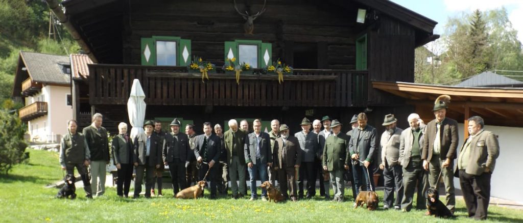 Die Teilnehmer des Salzburger Landestreffen 2019 – (c) Klub Dachsbracke