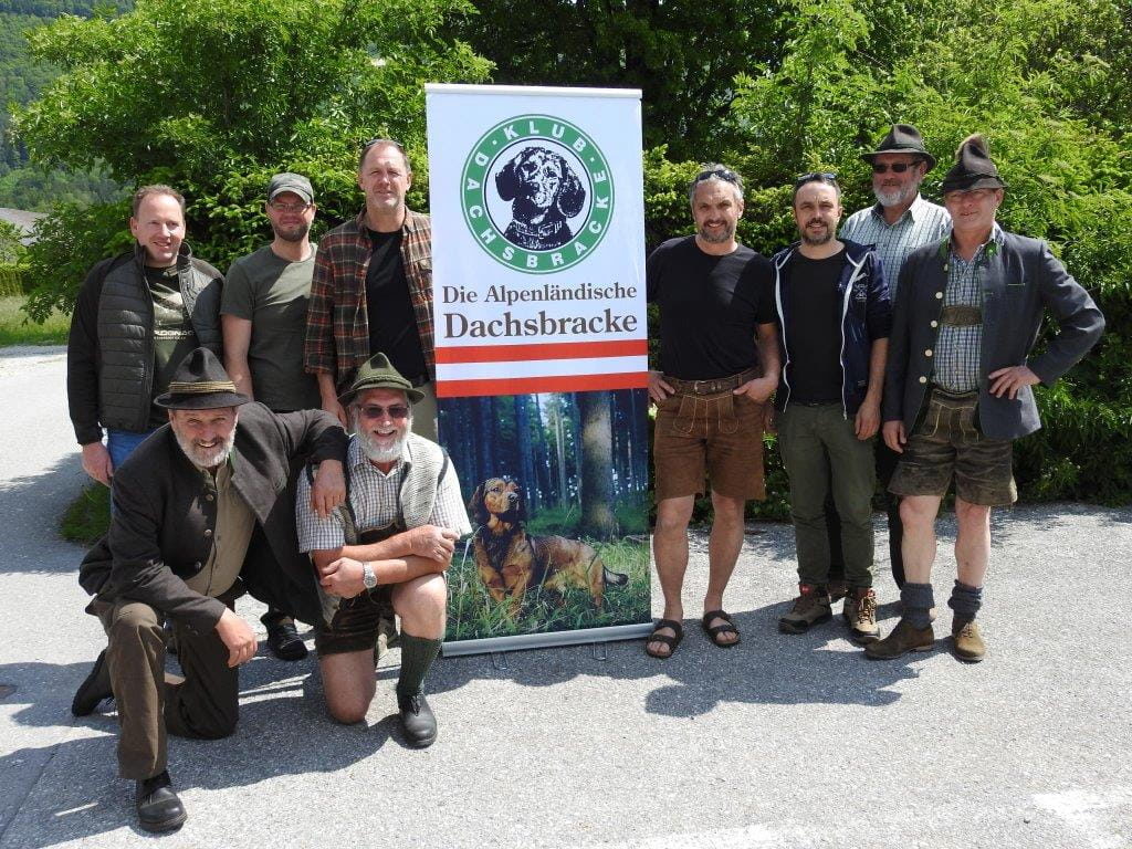Eine kleine Gruppe bayerischer Jäger waren als Gäste mit PeteEine kleine Gruppe bayerischer Jäger waren als Gäste mit Peter Zoister angereist.