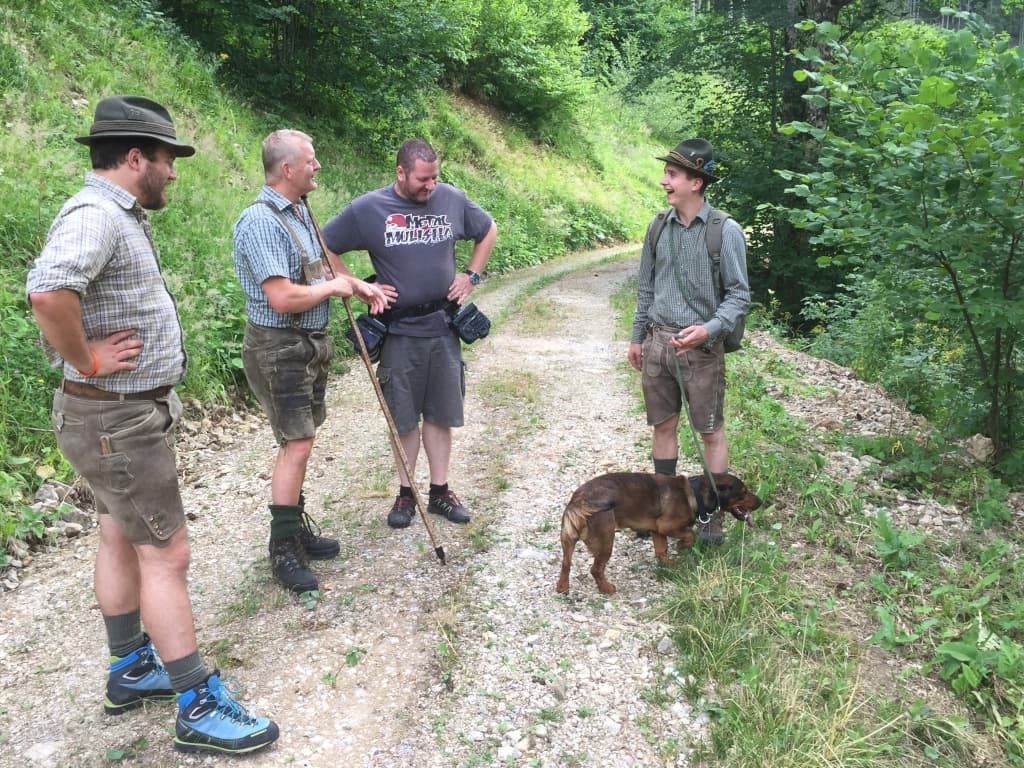 Besprechung mit Ronny dem Fotografen - Sonderübungstag mit Fotoshooting – Klub Dachsbracke 2019