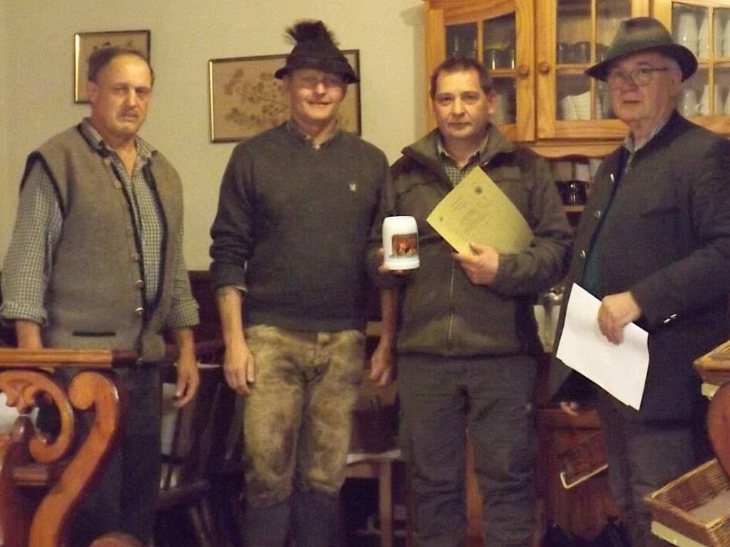 LL H. Fercher, Om H. Heil, HF G. Pibal PL K. Schlechtleitner - 548. Gebrauchsprüfung – Klub Dachsbracke 2019