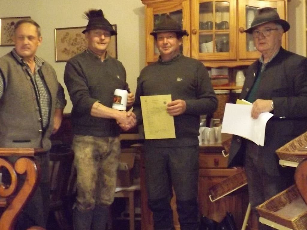 LL H. Fercher, OM H. Heil, HF M. Neureiter, PL K. Schlechtleitner - 548. Gebrauchsprüfung – Klub Dachsbracke 2019