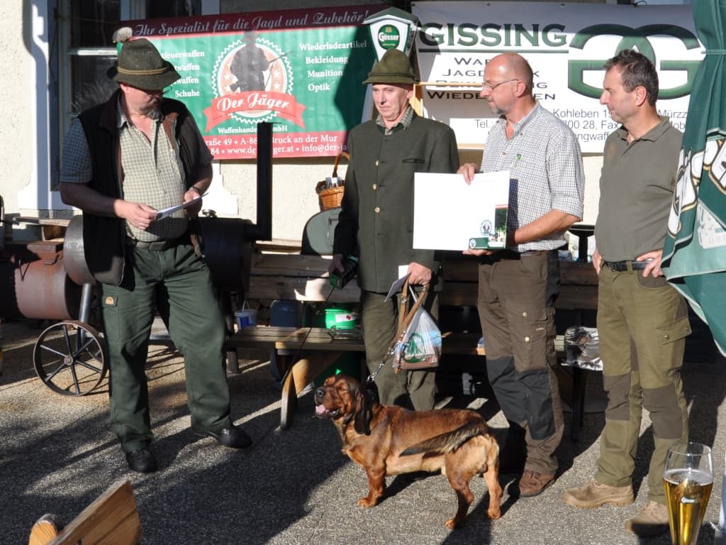 Josef Otter mit Dasso vom Gössbach - 550. Gebrauchsprüfung – Klub Dachsbracke 2019