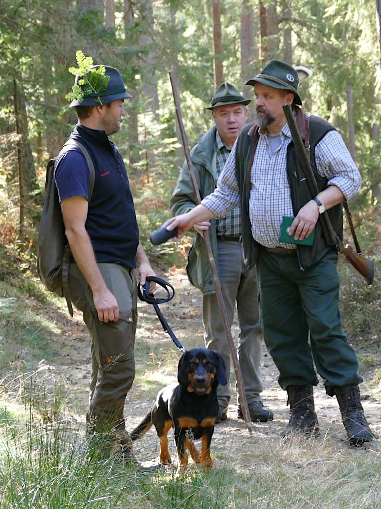 Thomas Strasser mit Lago vom Gehrihorn - 550. Gebrauchsprüfung – Klub Dachsbracke 2019