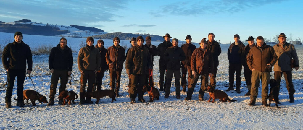 Jagdhunde Vorprüfung 2022 in den Revieren des Stift Seitenstetten - Klub Dachsbracke