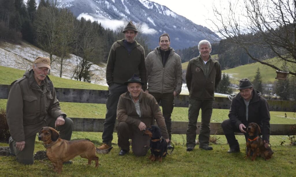 Vorprüfung zur lauten Jagd 2023 Tirol - Klub Dachsbracke