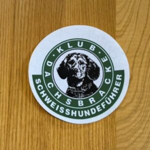 Aufnäher groß mit Schweißhundeführer