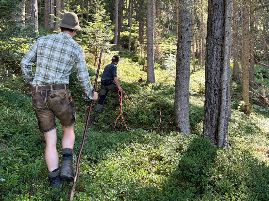 HF Michael Rettenwender bei der Arbeit mit Marli von der Stockerwand - Klub Dachbracke 2026